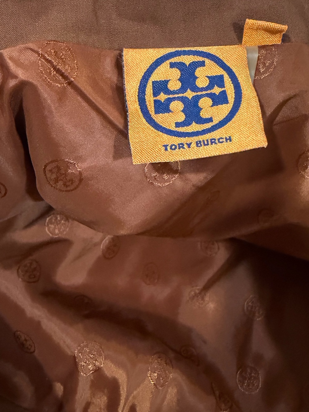 Tory Burch Brown Tan Plaid Wool Blend Skirt Sz. 10 - Picture 5 of 6